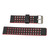 Leather Band Compatible for Realme Watch 2 Replacement 22mm Watch Band Strap Bracelet WristbandsBlack Red
