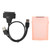Hard Disk Adapter Cable SATA HDD/SSD Dual Interface Conversion Cord with 2.5in Protect BoxRed