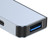 7 in 1 Type C Hub 5W Charging Plug and Play Aluminum Alloy USB Docking Station for Keyboards PC