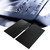 Metal Business Card Brass Matte Black Blank DIY Metal Credit Card with 4442 Chip Slot and Magnetic Stripe