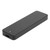 SSD Case NVME TypeC Mobile M.2 Hard Drive Enclosure Box Master Solid All Aluminum JMS583(I9 NEW Black )