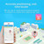 Kids Smart Phone Watch 2G Network Smart Watch for Kids LBS Location Child Tracker Watch Children's Smartwatch with Camera Alarm Clock SOS Voice Chat IP67 Waterproof Girls Boys Toys Gifts