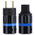 Monosaudio Pure Copper GoldPlated Power Plug for Audio Power Cable  (E104G/F104G(Male/Female Plug) )