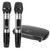 100‑240V K8 USB Karaoke Machine Wireless Bluetooth Sound Card Microphone Home TV Mobile PhoneBlack EU Plug