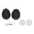2 Pcs Car Tweeters 98dB 1000W Dome Interior Stereo Audio Loudspeaker for Sound System Black