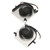 CPU GPU Cooling Fan Replacement for MSI GE75 GP75 GL75 WE75 GE63 GP63 GL63 GV63 GE73 GL73VR 4 Pin DC 5V 0.55A GPU Fan CPU GPU Fan