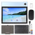 Tablet 10.1in 2 in 1 8G RAM 256G ROM 4G 8 Core with Case Keyboard Mouse Blue 100‑240V EU Plug