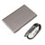 External Hard Drive High Speed USB3.0 Ultra Thin CNC Processing Portable External HDD for Computers TVs Mobile Phones Gris argent 500 Go