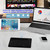 keyboard is suitable for iPad mobile tablet computer wonderful control office mute wireless keyboard mouse charging set 7 inch single keyboard black