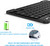 keyboard is suitable for iPad mobile tablet computer wonderful control office mute wireless keyboard mouse charging set 7 inch single keyboard black