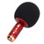 Handheld Microphone Speaker Rechargeable Portable Support Memory Card Bluetooth Singing Mic for Kids Adults