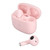 Language Translator Earbuds Multifunction HD Noise Reduction Bluetooth 5.1 144 Kinds Languages Real Time Translation Headphone Pink