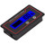 Battery Meter Light Alarm LCD Display Safe Battery Capacity Voltage Gauge for Electric Vehicle 12‑84VBlue Light