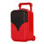 Mini Wireless Bluetooth Speaker Luggage Case Shape Portable Plug In Card Music Player(Red )