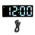 Digital Alarm Clock Multifunction Large Display Modern Style Temperature Display LED Mirror Clock for Home Bedroom