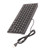 Computer Keyboards Ergonomic Design UltraThin Mini Durable Wired 78 Keys Mechanical Keyboard for PC Laptops(French )