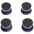 Preffair Isolation Feet Turntable Audio Isolation Pad Spikes for CD/DVD AmplifierBlack