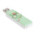 U Disk USB2.0 Push Pull Memory Flash Drive Corporate Gift Car Computer Accessories(Milk Tea Little Dinosaur 64GB)