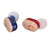 Earbuds Hearing Aids Rechargeable Noise Cancelling Lightweight Digital Hearing Amplifier for Seniors Adults Blue Red