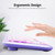 Mofii 666 Keyboard Mouse Combo Wireless 2.4G Mixed Color 110 Key Keyboard Mouse Set with Round Punk Keycaps for Girl Blue