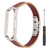 Replacement Bands Strap Compatible for Xiaomi Mi Band 6 Smartwatch Bracelet Watchband AccessoriesBrown Band Silver Shell