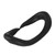 VR Headset Eye Pad Soft Sweatproof Waterproof Replacement Silicone Face Pad Eye Cover for Meta Quest 3 Black