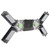 Laptop Cooler Pad Dual Fan Light Emitting Notebook Speaker Foldable Cooling Stand DR-2009A