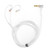 4.4mm MMCX Earphone Cable Replacement Fit for Shure SE215 SE535 SE846 UE900 HeadphonesTransparent