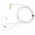 4.4mm MMCX Earphone Cable Replacement Fit for Shure SE215 SE535 SE846 UE900 HeadphonesTransparent