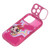 Cell Phone Case with Mirror Portable Scratch Proof Shock Resistant Cartoon Character Phone Protective Shell for Outdoor Gift Pattern 03 with Pendant for Iphone 14 Pro Max