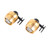 2PCS Shoes Headlights Aluminum Alloy Waterproof LED Flashlights Attachment for Outdoor Camping Hiking Gold