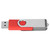 USB Flash Drive Candy Red Rotatable Portable Storage Memory Stick for PC Tablet4GB