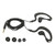 Over Ear Wired Earbuds Waterproof Noise Canceling Plug and Play Comfortable Wired Sports Earbuds with Mic and Ear Cover