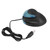 1600DPI USB Vertical Wired Mouse Ergonomic Design Wrist Rest Gaming Mice for PC Laptop Blue