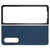 Phone Cover Folding Mobile Phone Protective Case Full Protection for Galaxy Z Fold 3 Carbon Fiber TextureBlue