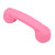 Bluetooth Telephone Handset Retro Radiation Proof Rechargeable Wireless Mobile Phone Handset Receiver Pink
