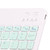 78 Key Wireless Bluetooth Keyboard 32.8ft Ergonomic Ultra Thin Silent Rechargeable Keyboard for IOS for Android for Windows Green