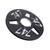 1/4 10.5 Inch Empty Tape Reel 3 Hole Aluminum Alloy Opening Machine Part Open Reel Takeup Reel Black