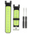 Silicone Soft Bracelet Belt Sport Watch Band Strap for Amazfit TRex for TRex Pro Watch(Black Green )