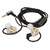HiFi Wired Earbuds Stereo Dynamic Hybrid 3.5mm Wired Monitor Earbuds with Mic for Audiophiles DJs Singers