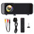 W10 Portable 1080P Ultra HD LED Projector(720P Same Screen Version) Black