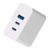 RHPD65W GaN 65W USB C Charger PD 3.0 3 Ports Plug Fast Charger for Phone Laptop 100V240V