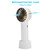 Handheld Cooling Fan Mini USB Rechargeable Mute Portable Removable Front Cover AromatherapyWhite