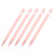 Soft Silicone Stylus Pen Sleeve Tablet Touch Pen AntiSlip Fall Protective Cover for iOS Pencil(Pink )