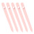 Soft Silicone Stylus Pen Sleeve Tablet Touch Pen AntiSlip Fall Protective Cover for iOS Pencil(Pink )