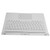 Keyboard Stylish Simple Portable Ultra Thin Silver Full Key Multifunction Replacement Keyboard for Microsoft Laptop Book 1