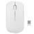 Wireless Mouse Mini Computer Accessories 2.4G 10‑Meter Receiving 1200DPI 3‑Button White(White )