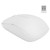 Wireless Mouse Mini Computer Accessories 2.4G 10‑Meter Receiving 1200DPI 3‑Button White(White )
