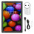 10.1in Tablet for Android 11 2.4 5G WiFi Dual Band 8MP 20MP Dual Camera 8 Core CPU 4G Calling Tablet 100‑240V Silver Gray EU Plug