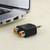 3.5mm Male Stereo Jack Socket to 2 for RCA Plug Female Mono Audio Extension Adapter